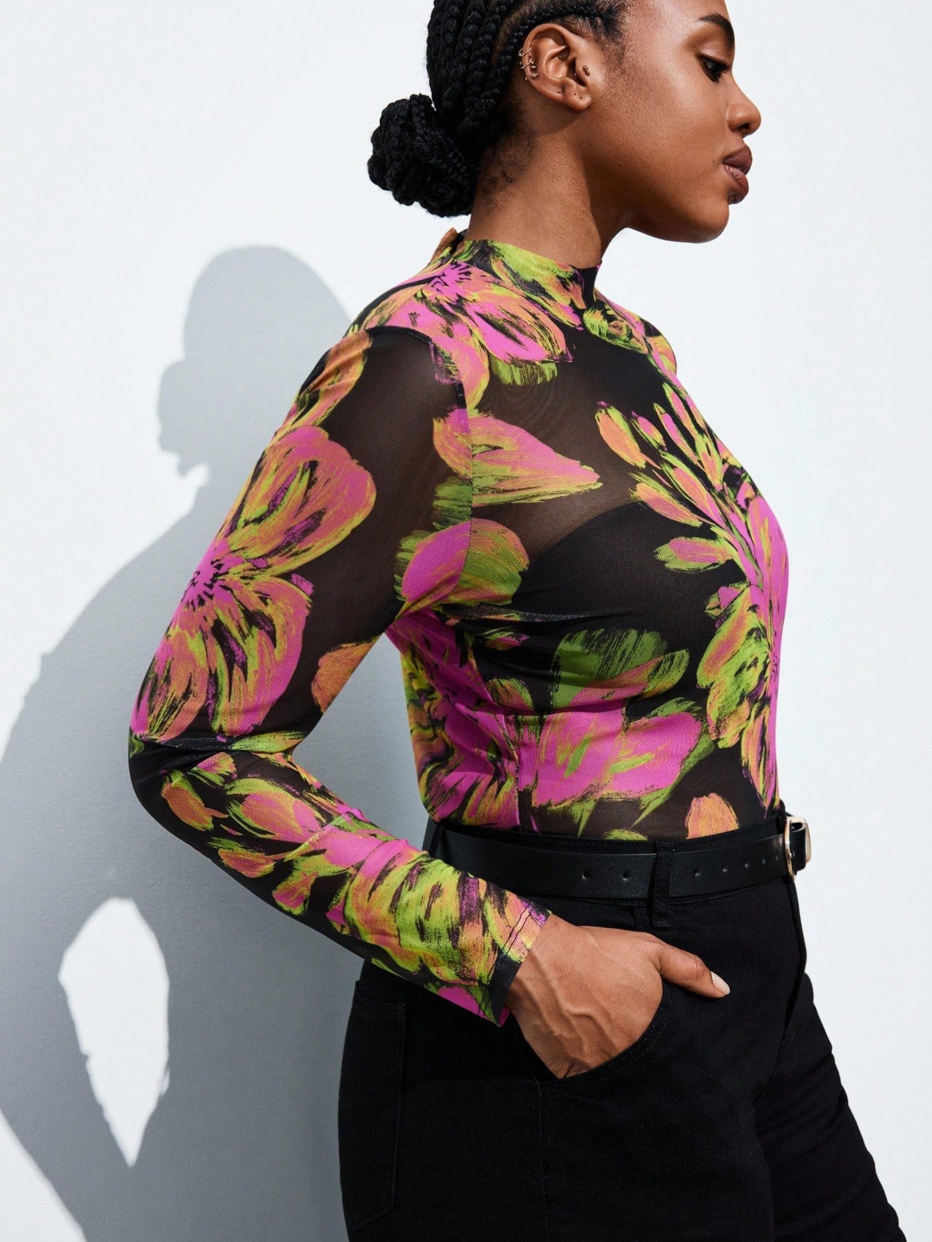 haut transparent Ă fleurs roses haut transparent Ă fleurs roses