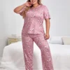 ensemble de pyjama coton avec imprimé floral