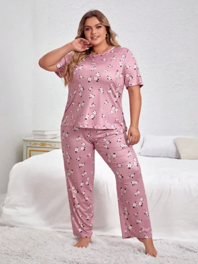 ensemble de pyjama coton avec imprimé floral