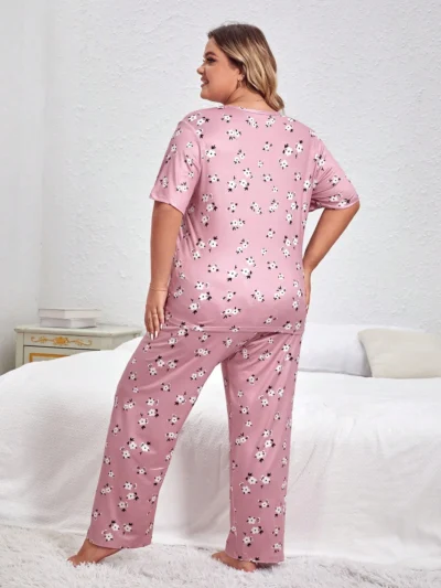 ensemble de pyjama coton avec imprimé floral