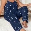 ensemble de pyjama coton avec imprimé cœur
