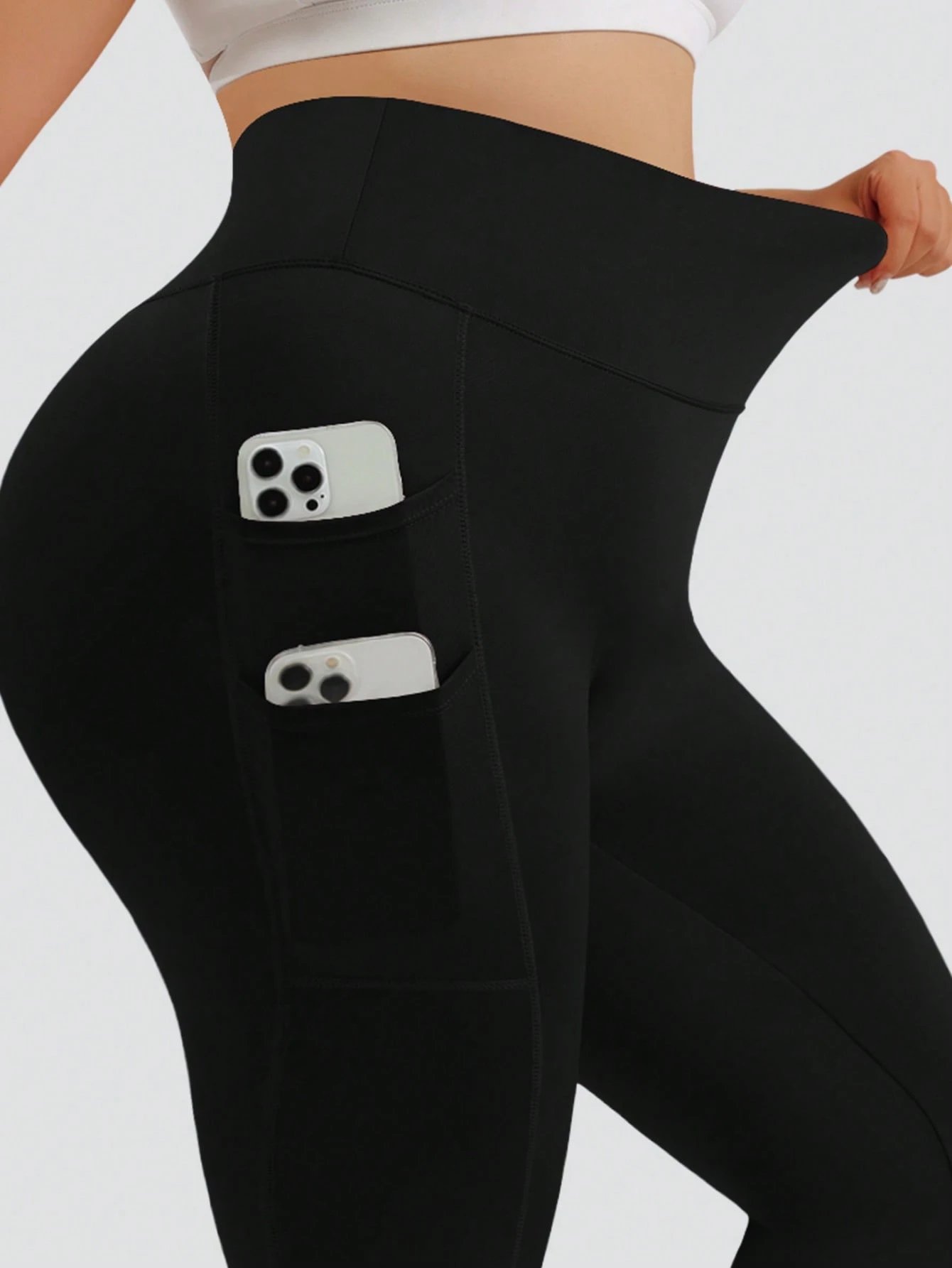 leggings de sport casual noirs leggings de sport casual noirs