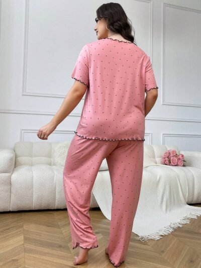 Alternative view of Ensemble de pyjama coton avec imprimé floral