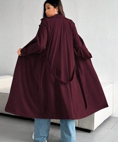 trench ample de couleur