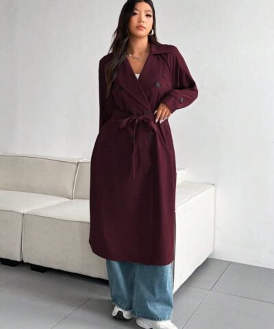 trench ample de couleur