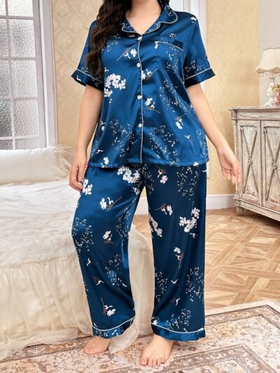 Ensemble pyjama satin ,