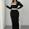 robe longue moulante
