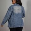 veste en jean ample