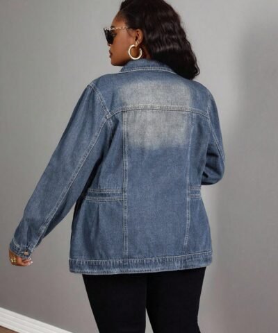 veste en jean ample