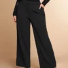 Pantalon droit asymétrique avec boutons 176665610691e5fb2a4c7fbb79538c926fd8a34667 100x100