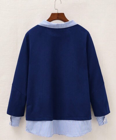 sweat shirt décontracté à manches longues