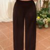 pantalon droit marron pantalon droit marron