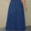 jupe longue en jean ample