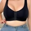 brassière ajustée à boutons devant