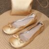 chaussures de ballet pliables