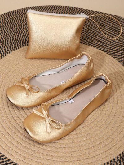 chaussures de ballet pliables