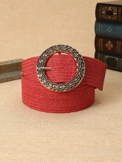 ceinture de style bohème rouge