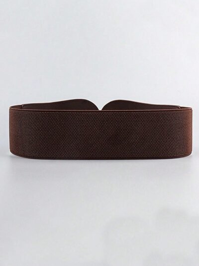 ceinture élastique couleur café