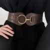 ceinture élastique couleur café