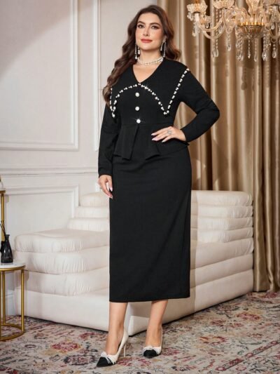 robe moulante de navettage avec taille cintrée,