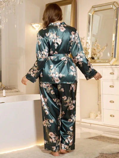ensemble de pyjama en satin