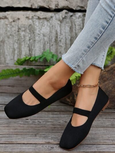 ballerines mary jane tressées