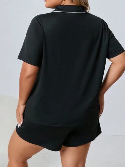 Alternative view of Ensemble de pyjama avec imprimé cœur