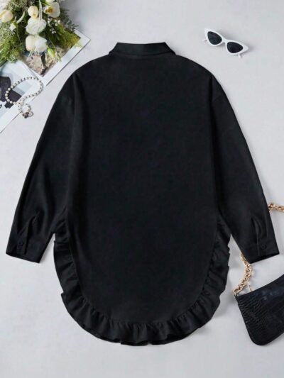 Alternative view of Chemise Décorée De Volants À Ourlet