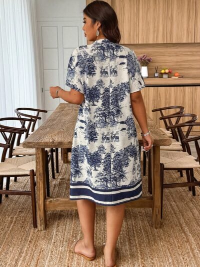 Alternative view of Robe bohème simple mode décontractée