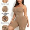 combinaison sculptante avec bretelles réglables