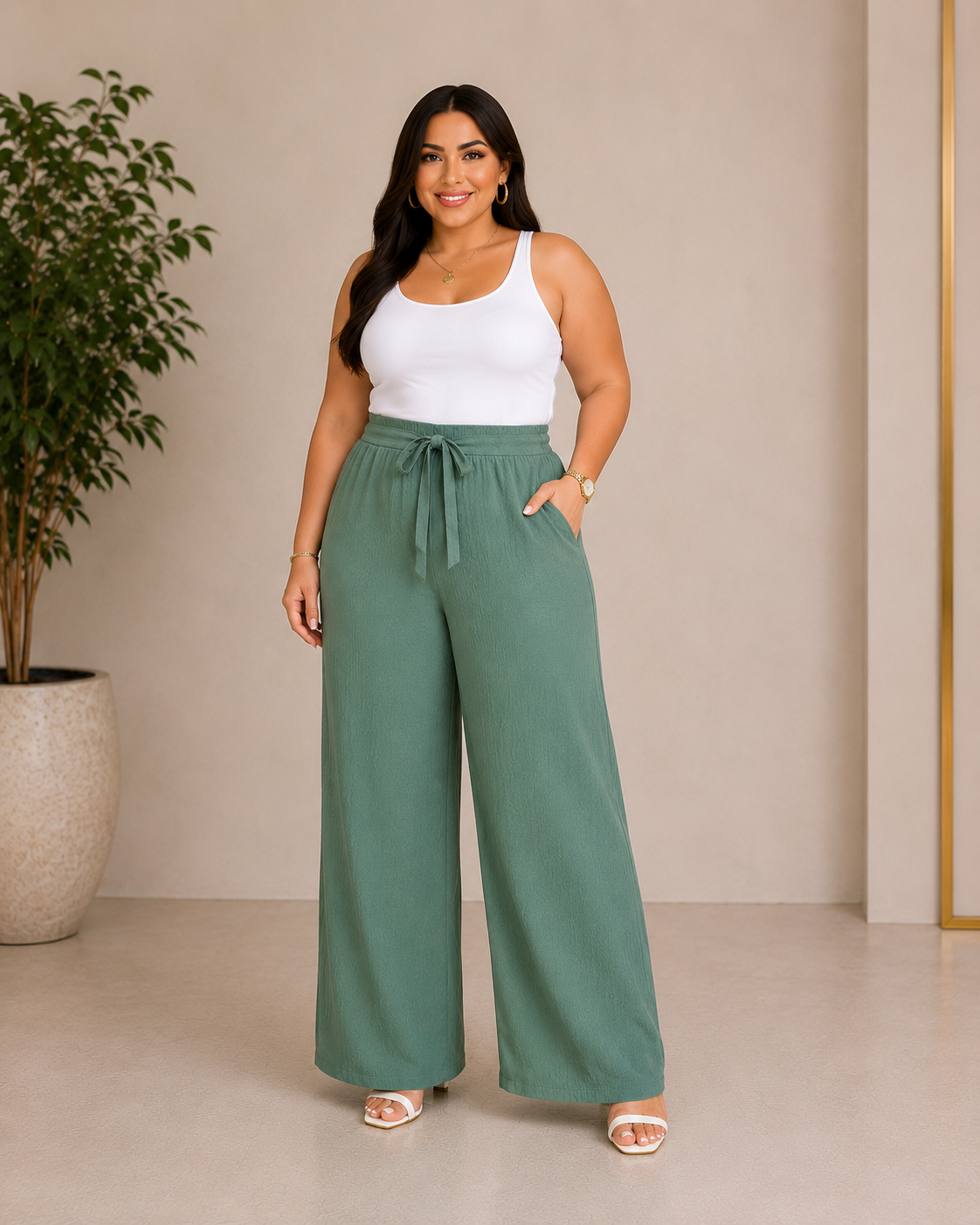 pantalon carre large avec poche – Image 4