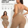 combinaison sculptante avec bretelles réglables