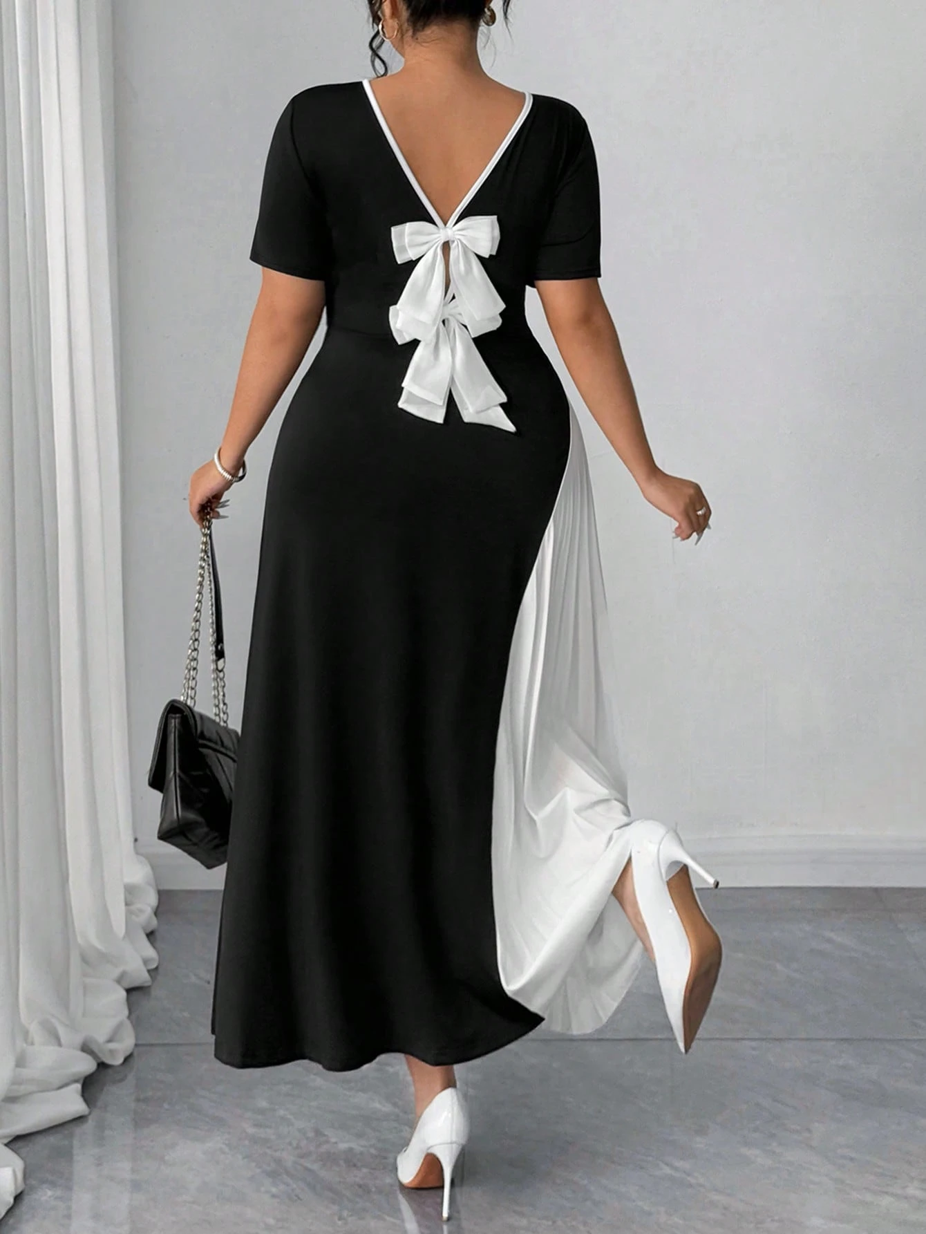 Robe plissée élégante – Image 5