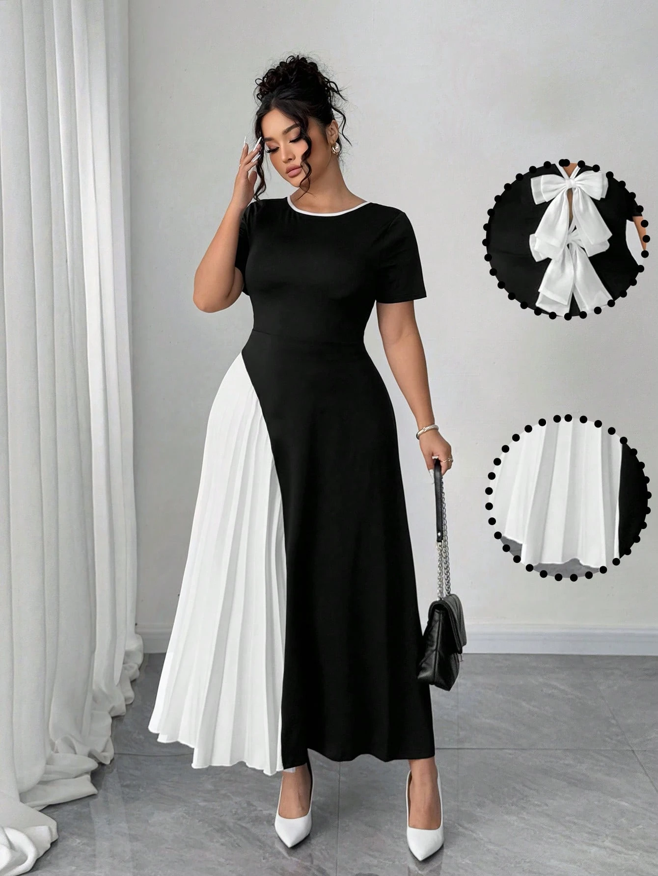 Robe plissée élégante – Image 6