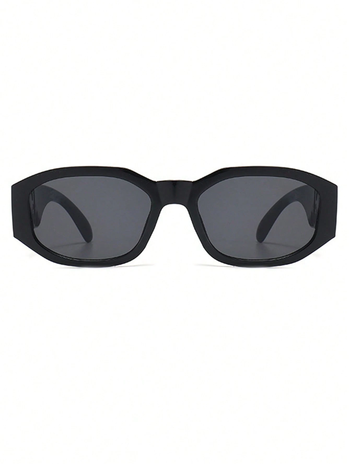 1 paire de lunettes vintage asymétriques à monture géométrique polygonale, – Image 3