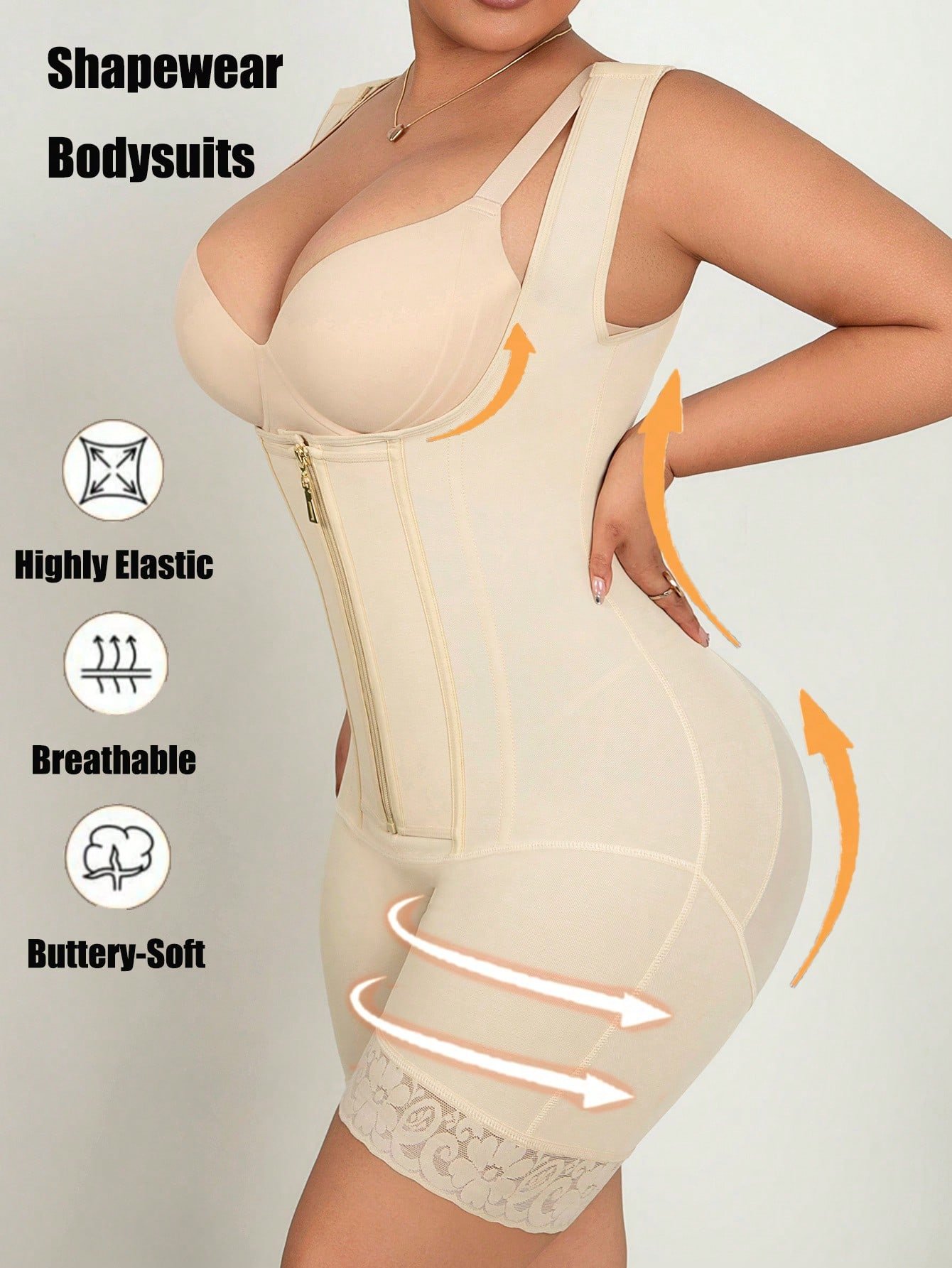 Avec un resserrage de la taille, un raffermissement de l'abdomen, un levage des hanches, une combinaison sculptante – Image 5