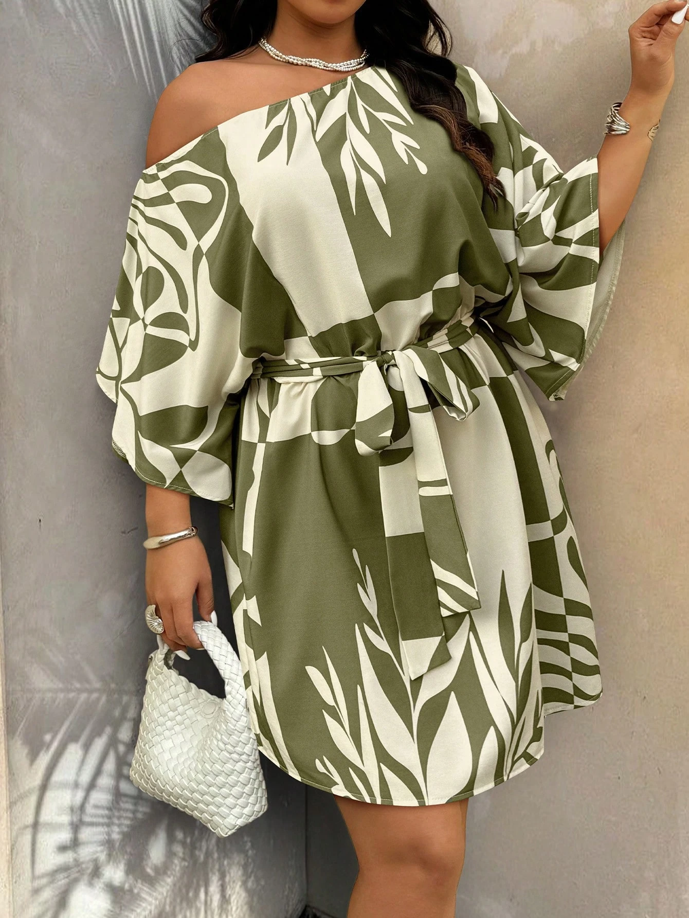 Robe ample à imprimé floral