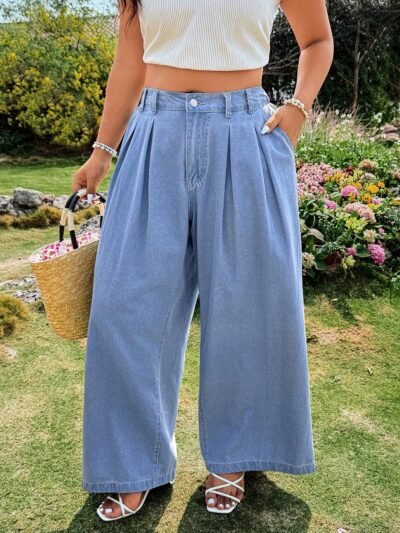 Pantalon ample en jean