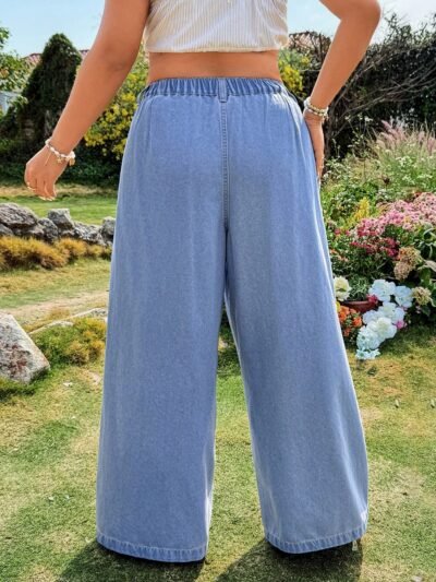 Alternative view of Pantalon ample en jean