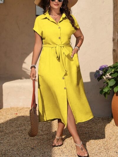 Robe de soirée à la mode avec torsion à la taille