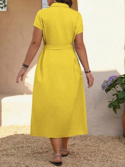 Alternative view of Robe de soirée à la mode avec torsion à la taille