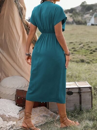 Alternative view of Robe longue enveloppante