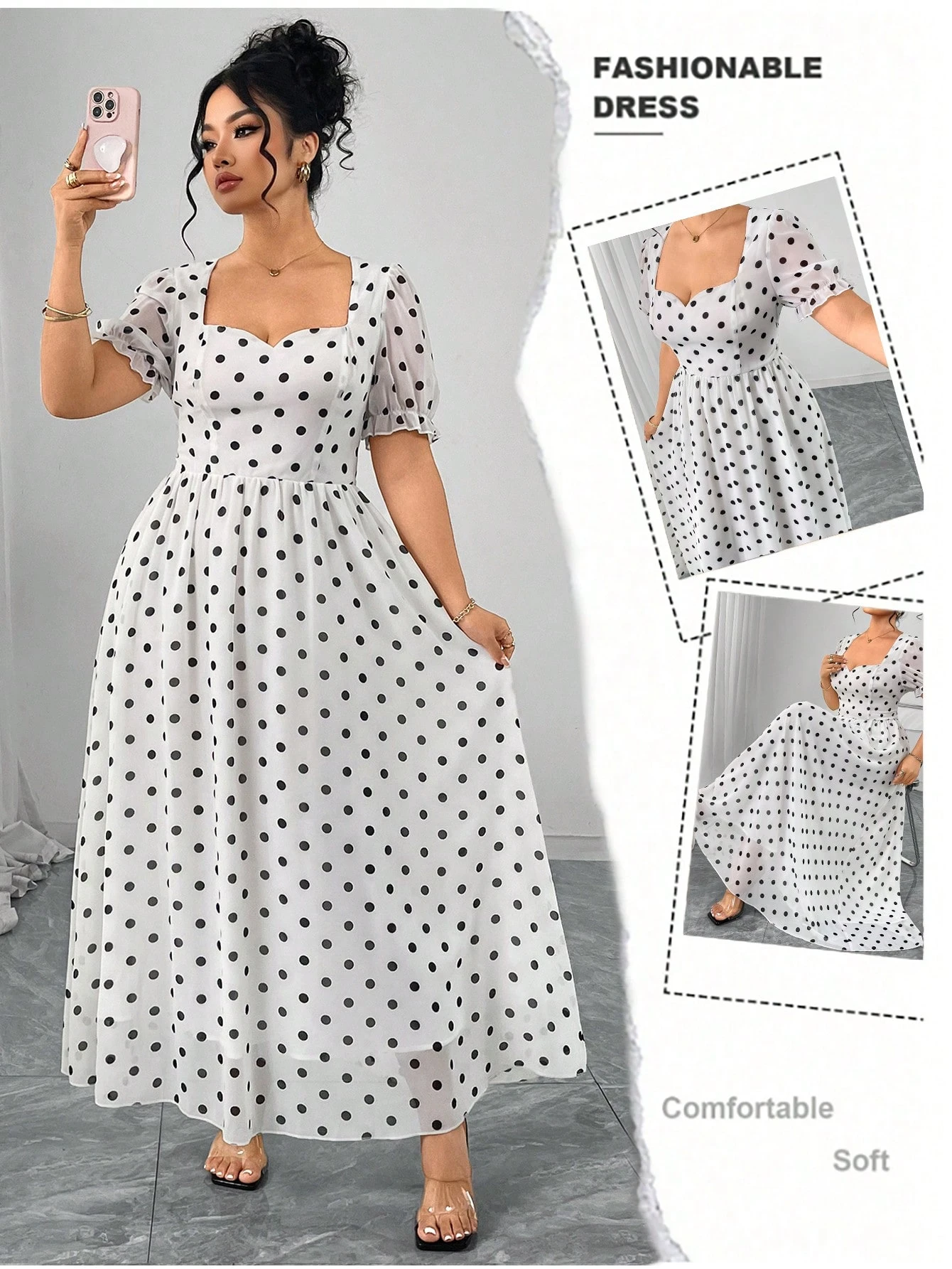 Robe longue style princesse – Image 3