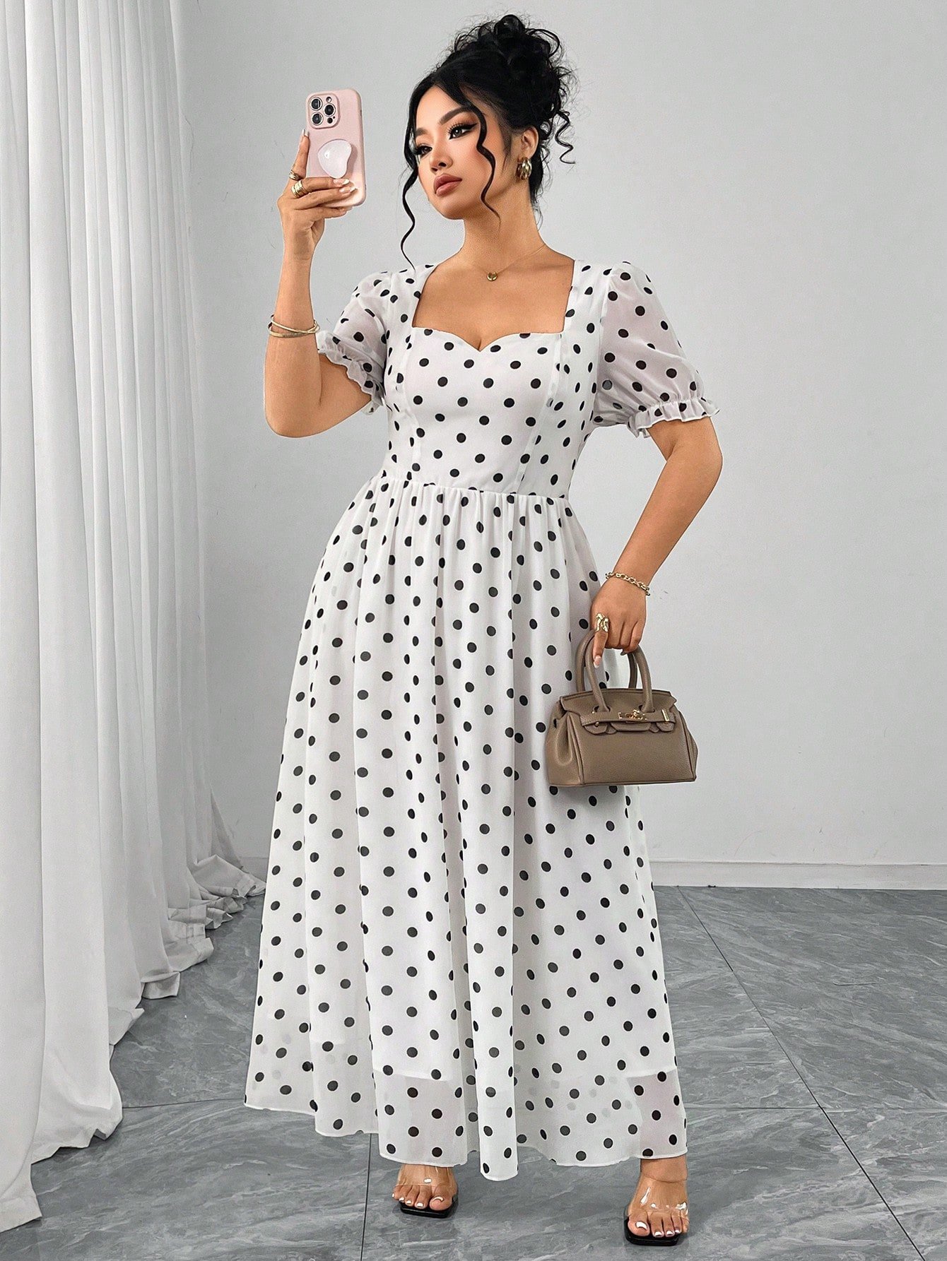 Robe longue style princesse