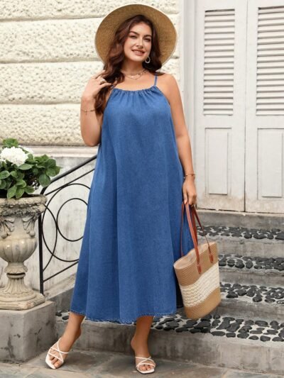 Robe en jean