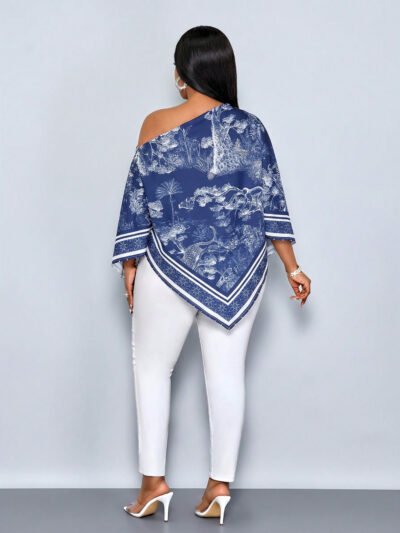 Alternative view of Blouse ample élégante et décontractée