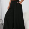 Pantalon Ample Unicolore À Poche – Image 6