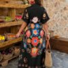 Robe longue décontractée à imprimé floral – Image 2