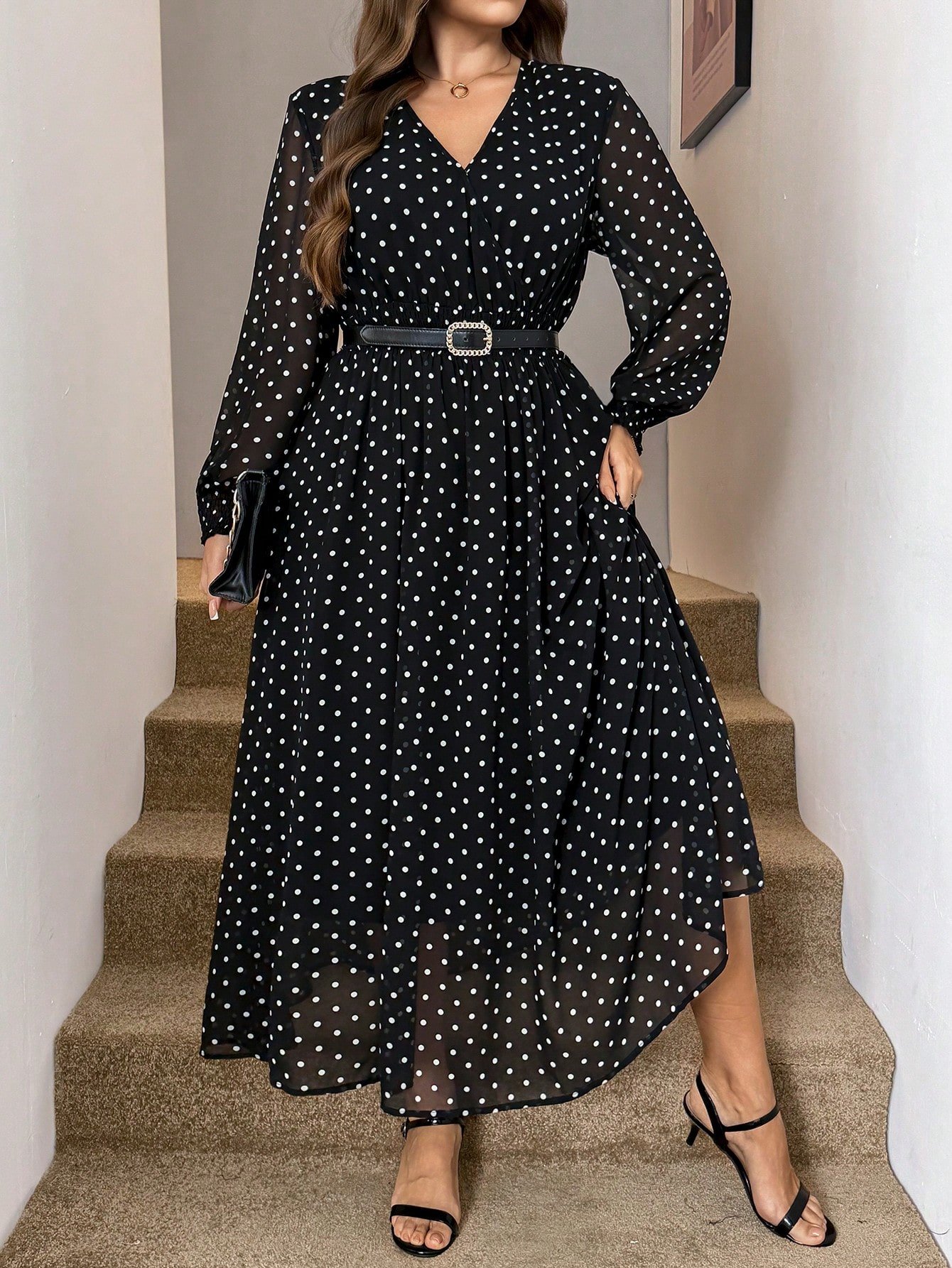 robe de bureau glamour décontractée – Image 2
