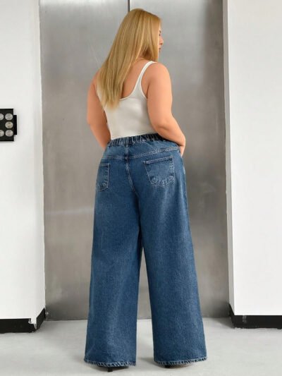 Alternative view of Jeans casual à jambes larges